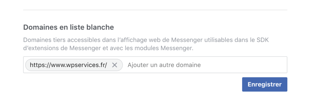 Reconnaissance de votre site WordPress par Facebook